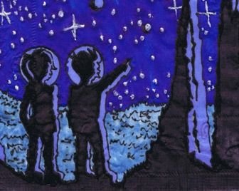 Родители рисуют на салфетках для своих детей