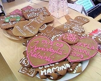 Финский автобус принимает оплату печеньем