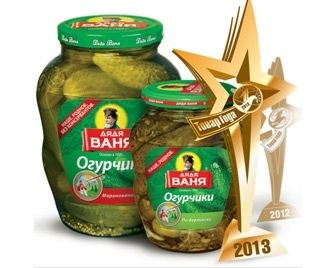 Маринованные огурцы «Дядя Ваня» – «Товар года 2013»